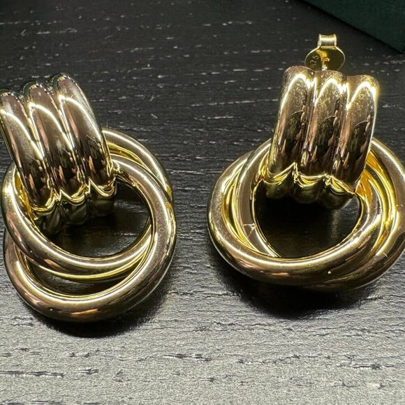Jewelry - PAVOI Women 14K Gold Plated Chunky Dangle Door Knocker Earrings Jewelry